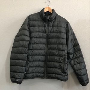 Dark green eddie Bauer puffer large